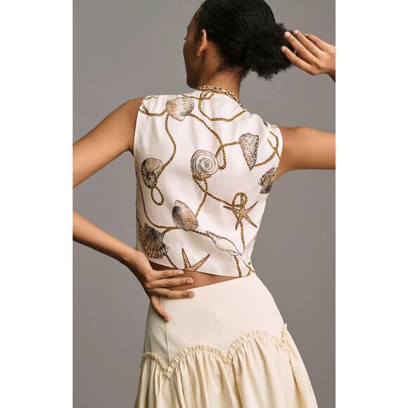 NWT BEC + BRIDGE Bayside Twist Crop Top - Size 8 - Picture 4 of 5